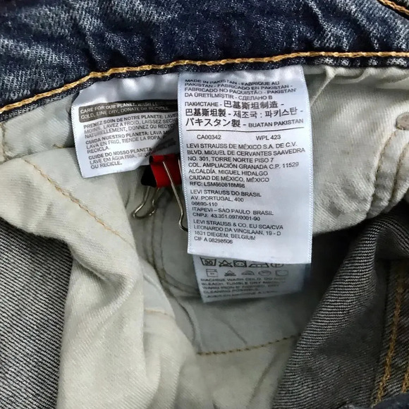 Levi's NWOT 541 Athletic Taper Jeans Men W38 L34 - Picture 10 of 12